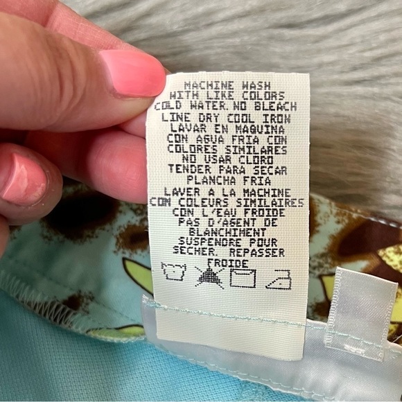 NWT Vintage Bette & Court Leopard Floral 90s Y2K Skort Mini Skirt Sz 12 - Picture 7 of 11